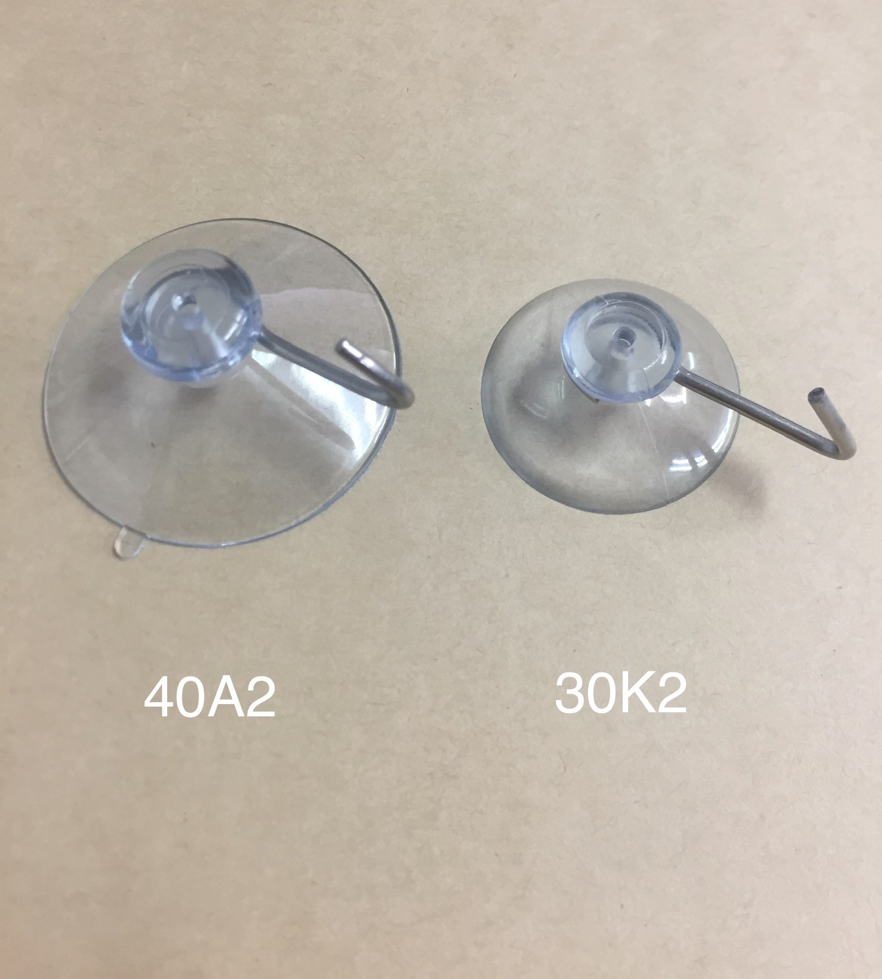 Suction Cup with Stainless Steel Hook 30K2